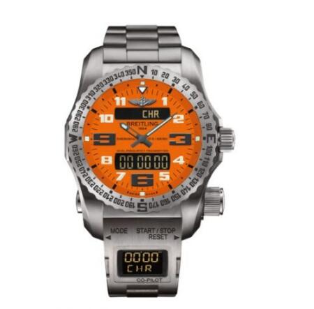 Replica Breitling Professional Emergency II Orange Co-Pilot E76325A5/O508/E8017510/B999/165E Men Watch